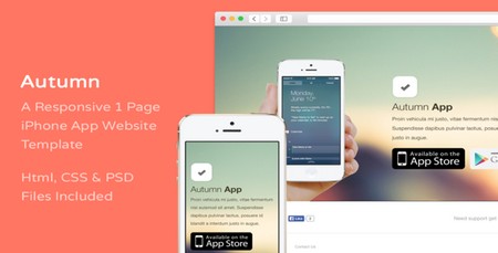 autumn-iphone-app-website-template